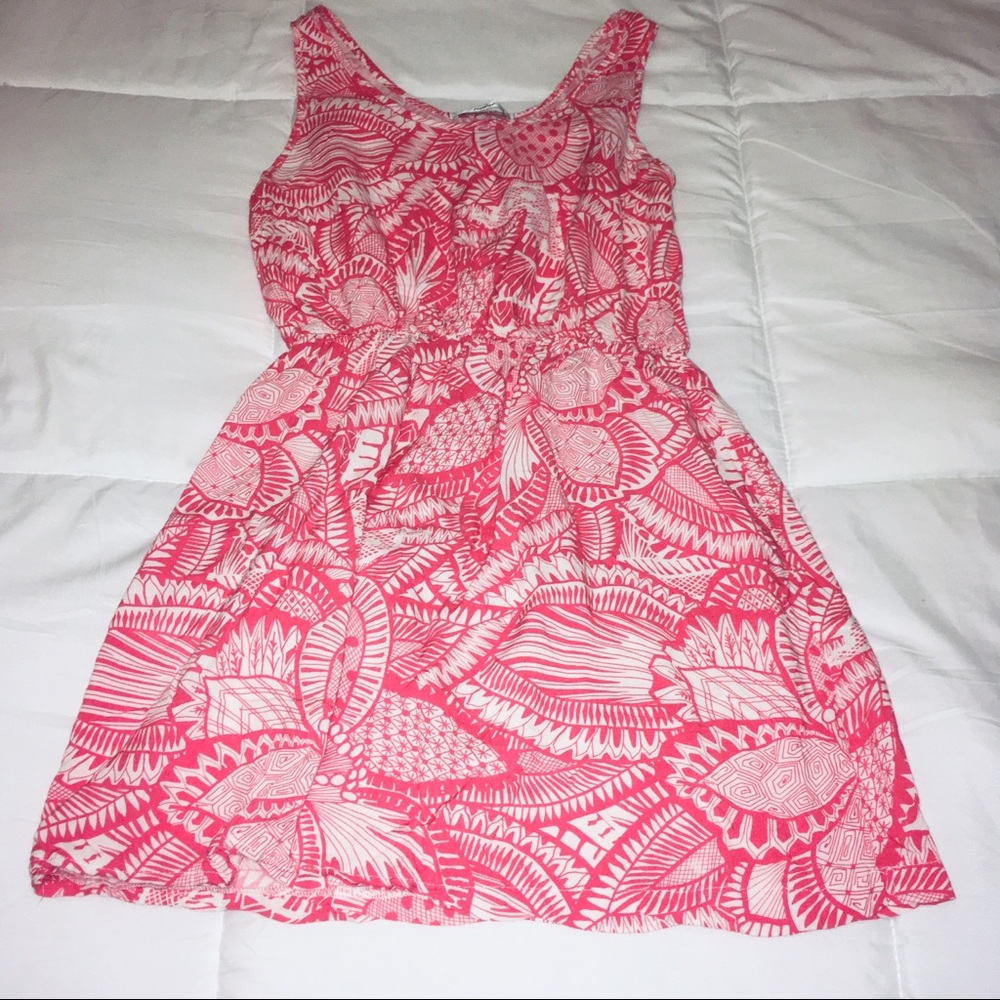 Papaya Tropical Tank Dress - S